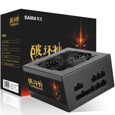 

First horse SAMA Rated 500W damage 500M power supply full module wide dual graphics connector single 12V support the back line