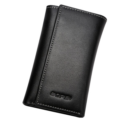 

Poker Multifunctional Key Bags Men&39s Zero Wallet Big Money Card Pack Head Layer Cowhide Korean Male Car Key Holder Black 716-001401