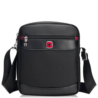 

SWISSGEAR Men's fashion casual black shoulder Messenger bag,SA9726BL,Black