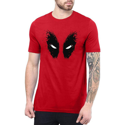 

Deadpool Shirt Mask Logo - Red Funny Dead Pool 2 Tee Shirt