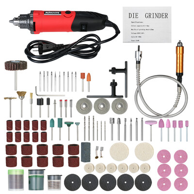 

KKmoon Multi-functional Professional Electric Grinder Set 6-Speed Variable Speed Electric Drill Grinding Rotary Tool with 150pcs A