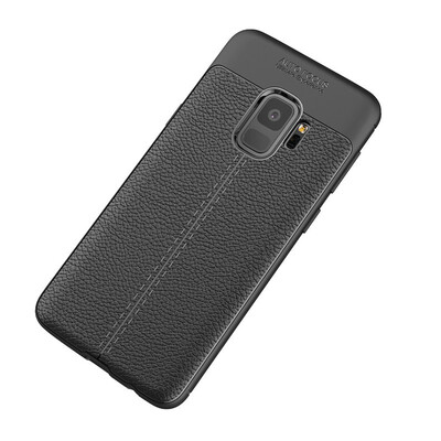 

Fivice Samsung Galaxy S9 case Luxury leather TPU silicone anti-fall soft shell phone case