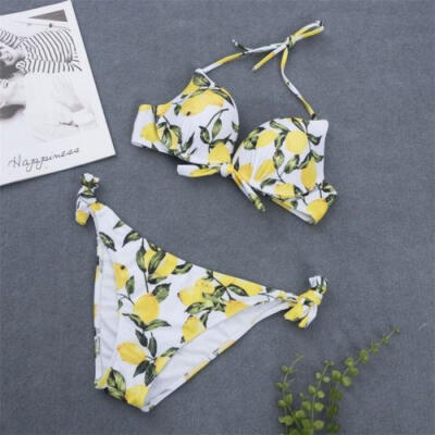 

Women Sexy Bandage Padded Bikini Set Push-up Swimsuit Bathing Swimwear Beachwear