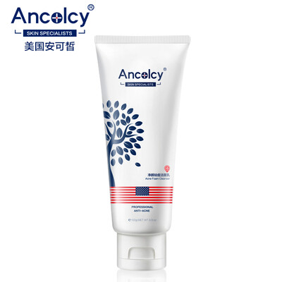 

Ancolcy нефть акне cleanser 100 мл（Men and women facial cleanser oil control）