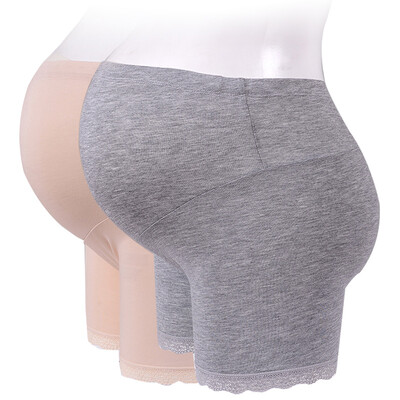 

Pregnant women pregnant women take away light safety pants pregnant women leggings 2 installed maternity clothes month suits pants modal skin color gray L