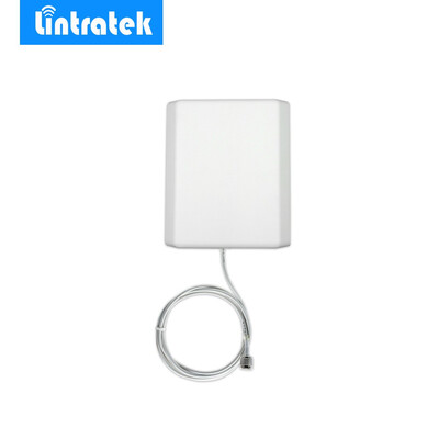 

Lintratek Indoor Internal N male 700-2700MHz Panel Antenna 9dBi for 2G 3G 4G Cell Mobile Phone Signal Booster Repeater Amplifier
