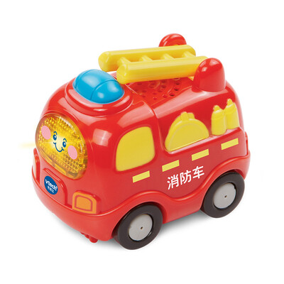

Vtech magic big rail fire truck model toy helicopte