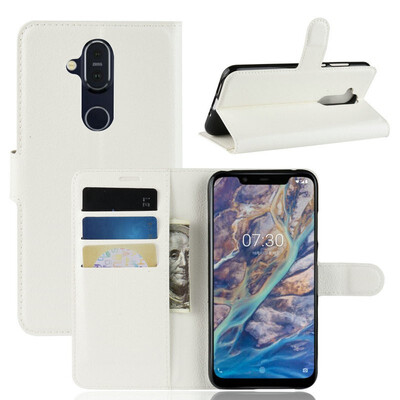 

for Nokia 81 WIERSS Wallet Phone Case for Nokia X7 for Nokia 71 Flip Leather Cover Case Etui Fundas