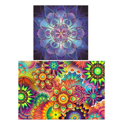 

Diamond Painting 2pcs DIY 5D Drill Diamond Painting Needlework Crystal Painting Rhinestone Cross Stitch Mosaic Paintings Arts Craf