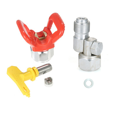 

78" F-78" M Universal Silver Swivel Joint with Sprayer Base Guard & 517 Tip for Airless Spray Gun of Airless Spraying Machine Sp