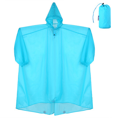 

Coated Nylon Raincoat Soft Rain Coat Waterproof Hooded Rain Poncho Outdoor Rain Jacket