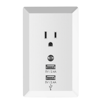 

Socket Wireless Home Plug Socket with Night Light Adaptor Plug with USB Interface