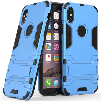 

Case for Apple iPhone  58 inch 2 in 1 Shockproof with Kickstand Feature Hybrid Dual Layer Armor Defender Protective Cover