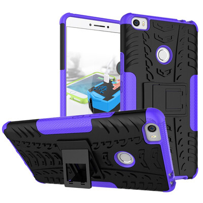 

Fivice Xiaomi MAX Case TPU anti-fall tire pattern back clip bracket phone case