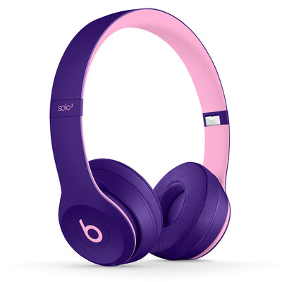

Beats Solo3 Wireless Headset Bluetooth Wireless Headset Phone Headset Gaming Headset - Pop Purple MRRJ2PAA