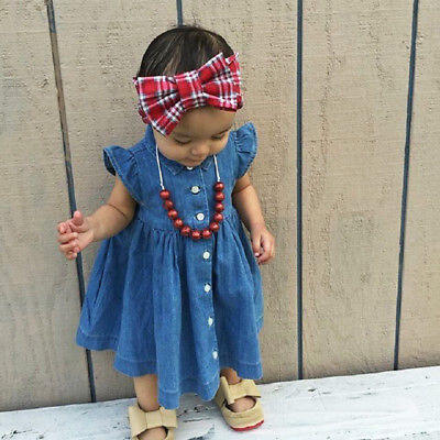 

Sleeeveless Toddler Baby Kids Girl Princess Summer Sundress Party Dress Clothes