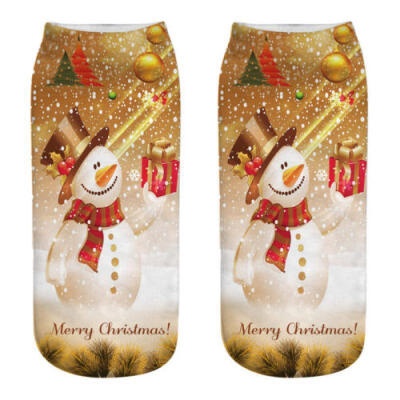 

26 Styles Womens Girls Christmas Stockings Elk Candy Color Shorts Cartoon Sock