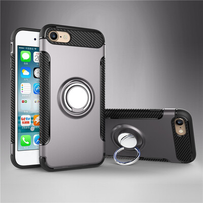 

Fivice iphone 66s case PC metal ring shell magnetic car bracket TPU phone case