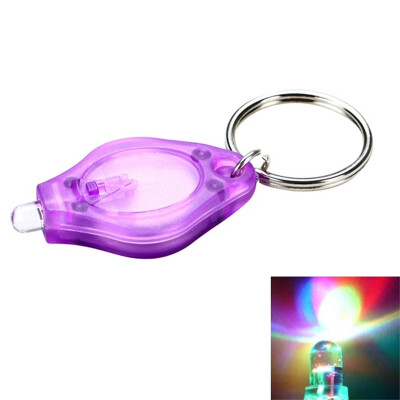 

Mini LED Flash Light Keychain Ring Torch Super Bright Colorful Light