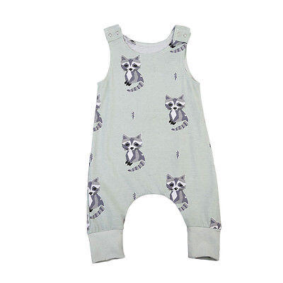 

Sleeveless Newborn Baby Boys Girls Romper Bodysuit Jumpsuit Outfits Clothes Set