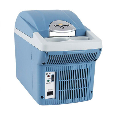 

Tingwei CB-08B 6L blue car refrigerator semiconductor cold box mini refrigerator cosmetics case gift ice bag × 2