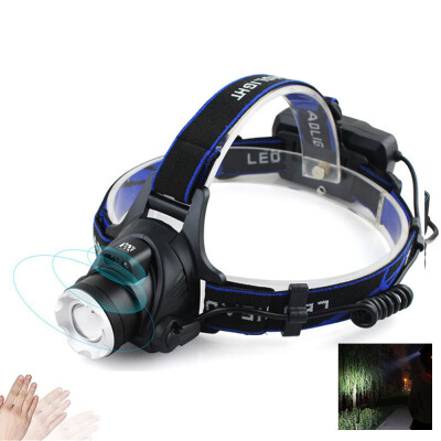 

YWXLight 10W IR Sensor Headlights Aluminium Zoom Adjustable Head Lamp