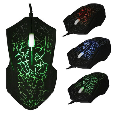

X9 USB Wired Optical Gaming Mouse Game Mice Fits Your Palm Plug&Play LED Backlit Design