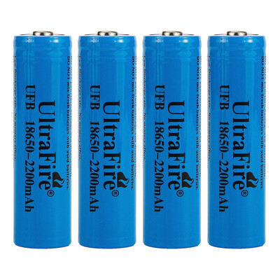 

UltraFire 18650 37V actual capacity of 2200mAh rechargeable lithium battery 4 groups