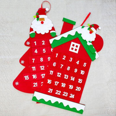

Christmas Decorations Santa Claus Calendar Hotel Lobby Family Pendant Home Decor