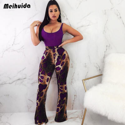 

Women High Waist Trousers Flare Wide Leg Long Loose Harem Comfy Yoga Pants Plus