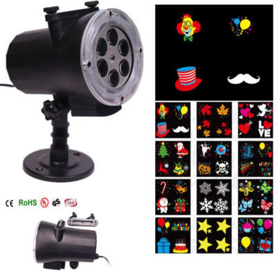 

Outdoor LED Moving Film Projector Light Landscape Xmas Garden Halloween Party