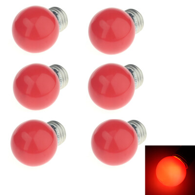 

6PCSYouOKLight E27 3W 250lm 6 F5 DIP Holiday Light Bulb RED BLUD Yellow