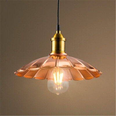 

Baycheer HL486942 Industrial Style 1574"White Pendant Light Retro LED Pendant with Floral Round Metal Shade