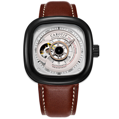

Fashion Mens Watch Automatic Mechanical Watch Sports Watch Square Dial Waterproof Watch