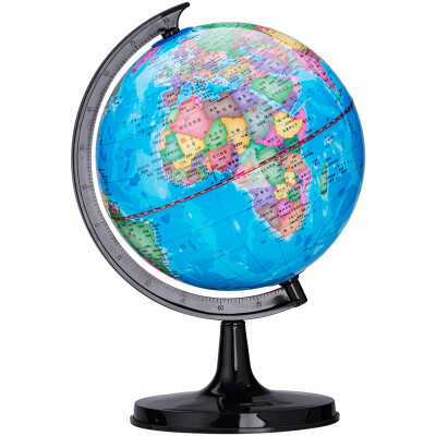 

(Deli) 3034 office teaching Ф25cm rotating world globe teaching research