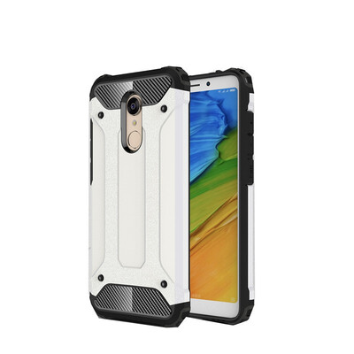 

Fivice Xiaomi Redmi 5 plus case Luxury Silicone Diamond Armor PC Hard Shell Phone Case