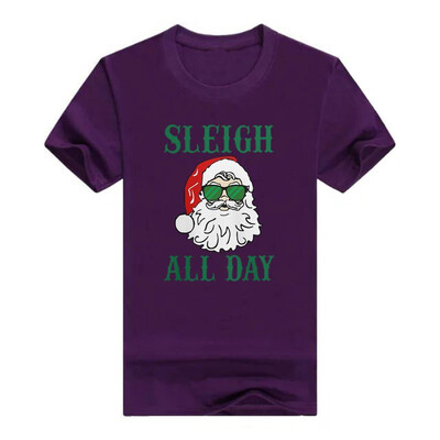 

Christmas Raglan Sleigh All Day Holiday Sleeve Mens T-Shirt