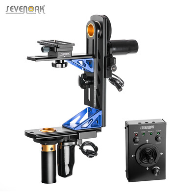 

Sevenoak SK-ECH04 Electronic Pan&Tilt Head Variable Speed Wired Remote Control 360° Panning&Tilting for Canon Nikon Sony D