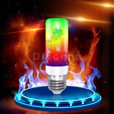 

AU 4 Modes E27 LED Flame Effect Fire Light Bulb Flickering Lamp Christmas Decor