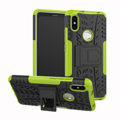

Fivice Redmi S2Y2 Case TPU anti-fall tire pattern back clip bracket phone case
