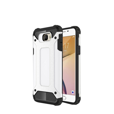 

Fivice Samsung Galaxy J7 Prime case Luxury Silicone Diamond Armor PC Hard Shell Phone Case