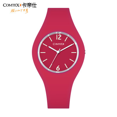 

COMTEX Unisex Silicone Rubber Strap Large Dial Quartz Watch