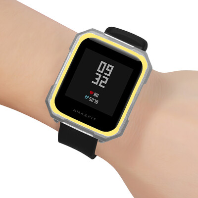 

Watch Protective Case Soft TPU Protective Shell Wristband Replacement for Amazfit Bip Bit Youth Smart Watch