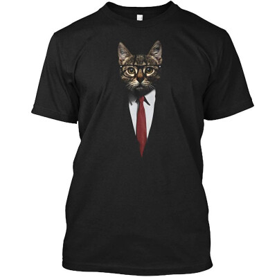 

Cat Jacket Tshirt - Hanes Tagless Tee