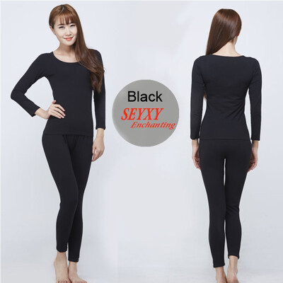 

Women Long Johns Winter Ultra Soft Seamless Shape Slimming Thermal Underwear Female