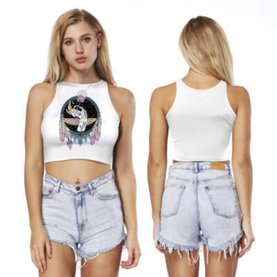 

Fashion Summer Women Casual Tank Tops Vest Blouse Sleeveless Crop Tops Shirt