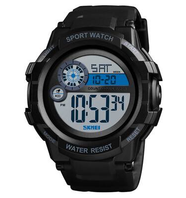 

SKMEI 1387 Men Watch Analog Digital Electronic Watch Fashion Casual Outdoor Sports Male Wristwatch 3 Time Display Alarm Stopwatch