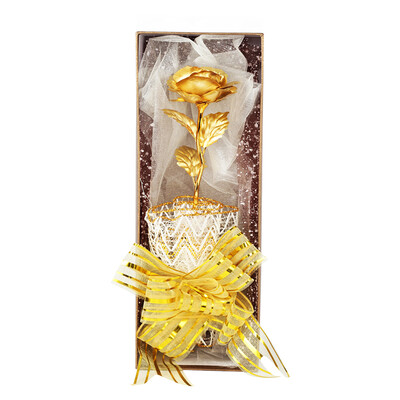 

Jingdong supermarket] one box surprise single gold foil rose Y520 Christmas send girlfriend to send his wife birthday gift thick love