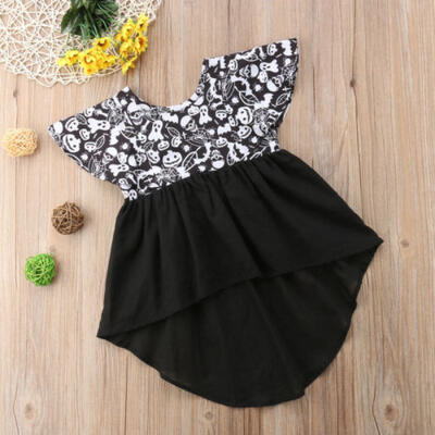 

Fashion Newborn Kids Baby Girls Halloween Clothing Pageant Party Dresses