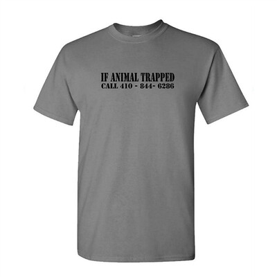 

IF Animal Trapped - Wire Show Prison - Mens Cotton T-Shirt